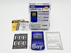 Nintendo Game Boy Couleur Bleu Minuit En Boîte Toy R Us Le Japon Import