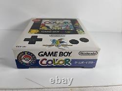 Nintendo Game Boy Couleur Cgb-001 Pokemon Center Limitée Gold Silver Anniv Console