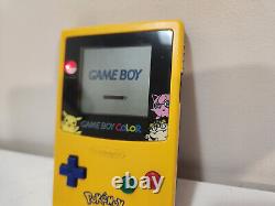 Nintendo Game Boy Couleur Gbc Pokemon Special Edition Limitée Pal Gc Avec Sac