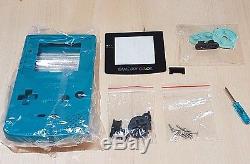 Nintendo Game Boy Couleur Gbc Remplacement Turquoise Nouveau Shell Outils De Logement