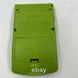 Nintendo Game Boy Couleur Handheld Jeu Console Lime Verte Avec Ips LCD Rétroéclairé