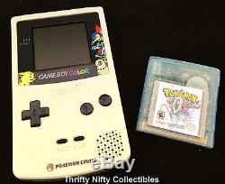 Nintendo Game Boy Couleur Japon Pokemon Centre 3ème Anniversaire Ed Gold Silver Vguc
