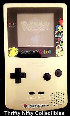 Nintendo Game Boy Couleur Japon Pokemon Centre 3ème Anniversaire Ed Gold Silver Vguc