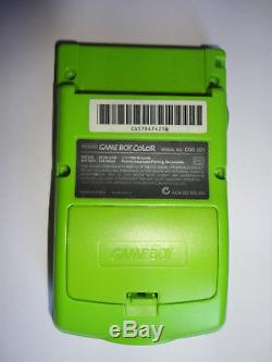 Nintendo Game Boy Couleur Lancement Edition Kiwi Système De Poche Modded Ags101 Backli