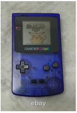 Nintendo Game Boy Couleur Midnight Blue Jeu Console Main Région Japonaise