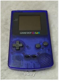 Nintendo Game Boy Couleur Midnight Blue Jeu Console Main Région Japonaise