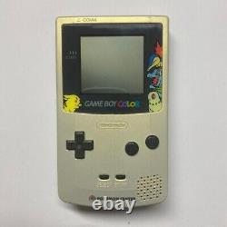 Nintendo Game Boy Couleur Pokemon Center Argent & Or Limited Gbc Ntsc-j Utilisé