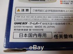 Nintendo Game Boy Couleur Pokemon Center Limited Avec 2 Jeux Rares