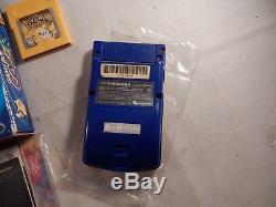 Nintendo Game Boy Couleur Pokemon Pikachu Jaune Système (complet Dans La Boîte) # S531