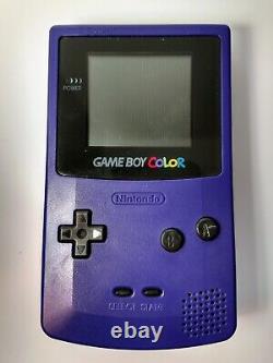 Nintendo Game Boy Couleur Raisin/purple + Instructions En Box Original Gameboy Couleur
