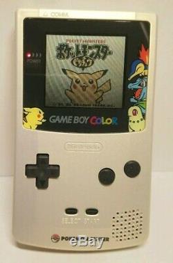 Nintendo Game Boy Couleur Tokyo Pokemon Center Or / Argent Ed. Avec Pokemon Jaune