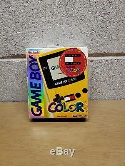 Nintendo Game Boy Couleur Tommy Hilfiger Edition Spéciale Console Complete In Box