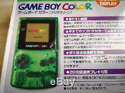 Nintendo Game Boy Couleur Vert Clair Edition Limitée