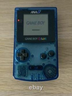 Nintendo Game Boy Couleur X Ana Collaboration 4000 Unités Bleu Clair Limité