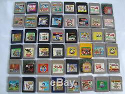 Nintendo Game Boy Et Game Boy Color Cartridge Lot En Gros 136 Chariots GB Japon