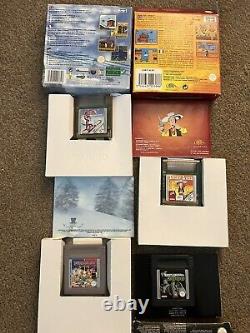 Nintendo Game Boy Handheld Système De Raisins Bundle