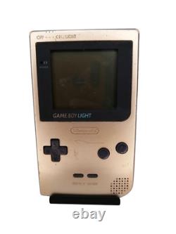 Nintendo Game Boy Light Console Mgb-101 Couleur Or 5