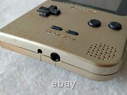 Nintendo Game Boy Light Gold Console Couleur Mgb-101, Manuel, Boxed Set-c1220