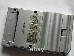 Nintendo Game Boy Light Silver Console Couleur Mgb-101, Manuel, Boxed Set-d0826