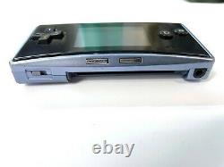 Nintendo Game Boy Micro Console Seulement Testée + Travail De Nouvelle Lentille D'écran