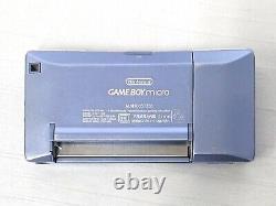 Nintendo Game Boy Micro Console Uniquement Modèle Blue Japan. 2