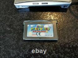 Nintendo Game Boy Micro D'argent De Poche Avec Système Super Mario World Advance 2