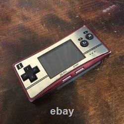 Nintendo Game Boy Micro Famicom Console De Couleur Avec Chargeur Nes Du Japon