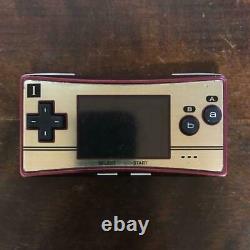 Nintendo Game Boy Micro Famicom Console De Couleur Avec Chargeur Nes Du Japon