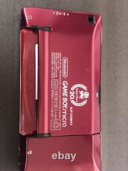 Nintendo Game Boy Micro Famicom Console De Couleur Avec Chargeur Nes Du Japon