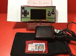 Nintendo Game Boy Micro Famicom Couleur Console 20ème Anniversaire Avec Chargeur 5
