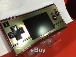 Nintendo Game Boy Micro Famicom Couleur Console 20ème Anniversaire Avec Chargeur 5