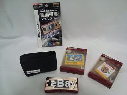 Nintendo Game Boy Micro Famicom Couleurs & Famicom Mini Jeux Mario & Pochette Hori