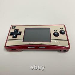 Nintendo Game Boy Micro Nes Corps De Couleur Super Mario Boîte Et Logiciel De Jeu 8