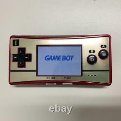 Nintendo Game Boy Micro Nes Corps De Couleur Super Mario Boîte Et Logiciel De Jeu 8