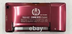 Nintendo Game Boy Micro Rouge/or (oxy-001) En Bon État Du Japon