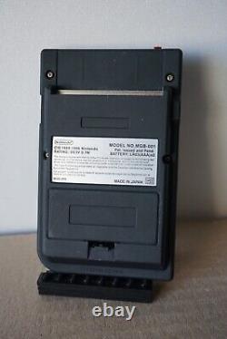 Nintendo Game Boy Pocket Black Avec Écran Couleur Ips Mod Amplificateur Audio New Caps