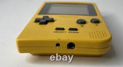 Nintendo Game Boy Pocket Console Jaune 7 Jeux 4 Cas 6 Manuals Works Bundle