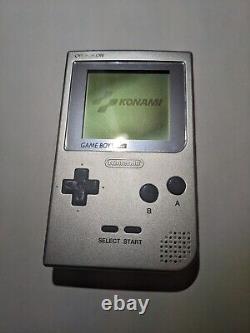 Nintendo Game Boy Pocket Mgb-001 - Avec Jeu. Argent. Oem Testé Travail Restauré