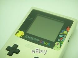 Nintendo Game Boy Système Couleur Pokemon Or Et Silver Edition Limitée