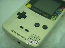Nintendo Game Boy Système Couleur Pokemon Or Et Silver Edition Limitée