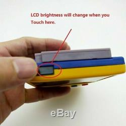Nintendo Game Boy Système Gbc Couleur Backlight Brighter Mod Atomique Violet