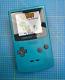 Nintendo Gameboy Color Teal Avec Boutons Gris Q5 Xl Ips Display