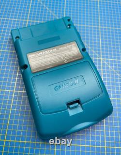 Nintendo GameBoy Color Teal avec Boutons Gris Q5 XL IPS Display