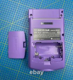 Nintendo GameBoy Color Violet avec Boutons Blancs Q5 OSD XL Laminate IPS Display