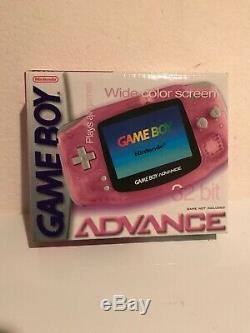 Nintendo Gameboy Advance 32 Bits Couleur Grand Écran Nouveau, Couleur Fuchsia