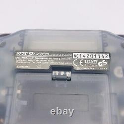 Nintendo Gameboy Advance. Écran couleur large 32 bits. Glacier Clear. Boîte.