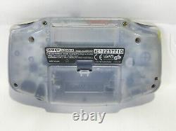 Nintendo Gameboy Advance. Écran couleur large 32 bits. Glacier transparent. En boîte.