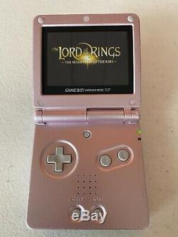 Nintendo Gameboy Advance Sp Ags-101 Double Écran Lumineux (couleur Rose)