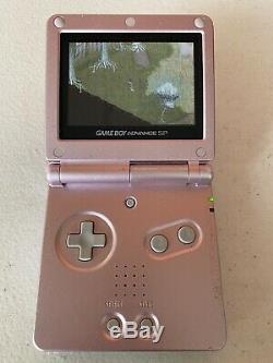 Nintendo Gameboy Advance Sp Ags-101 Double Écran Lumineux (couleur Rose)