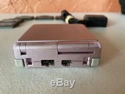 Nintendo Gameboy Advance Sp Ags-101 Double Écran Lumineux (couleur Rose)